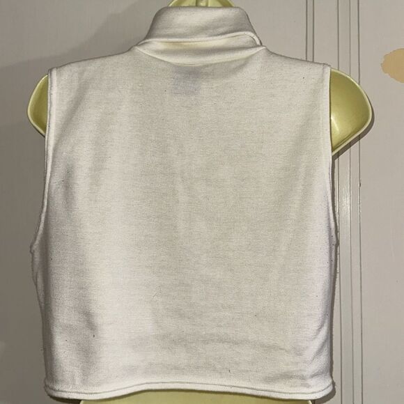 Vintage White Stag arctic white acrylic/spandex turtleneck dickie layer top - Picture 4 of 7